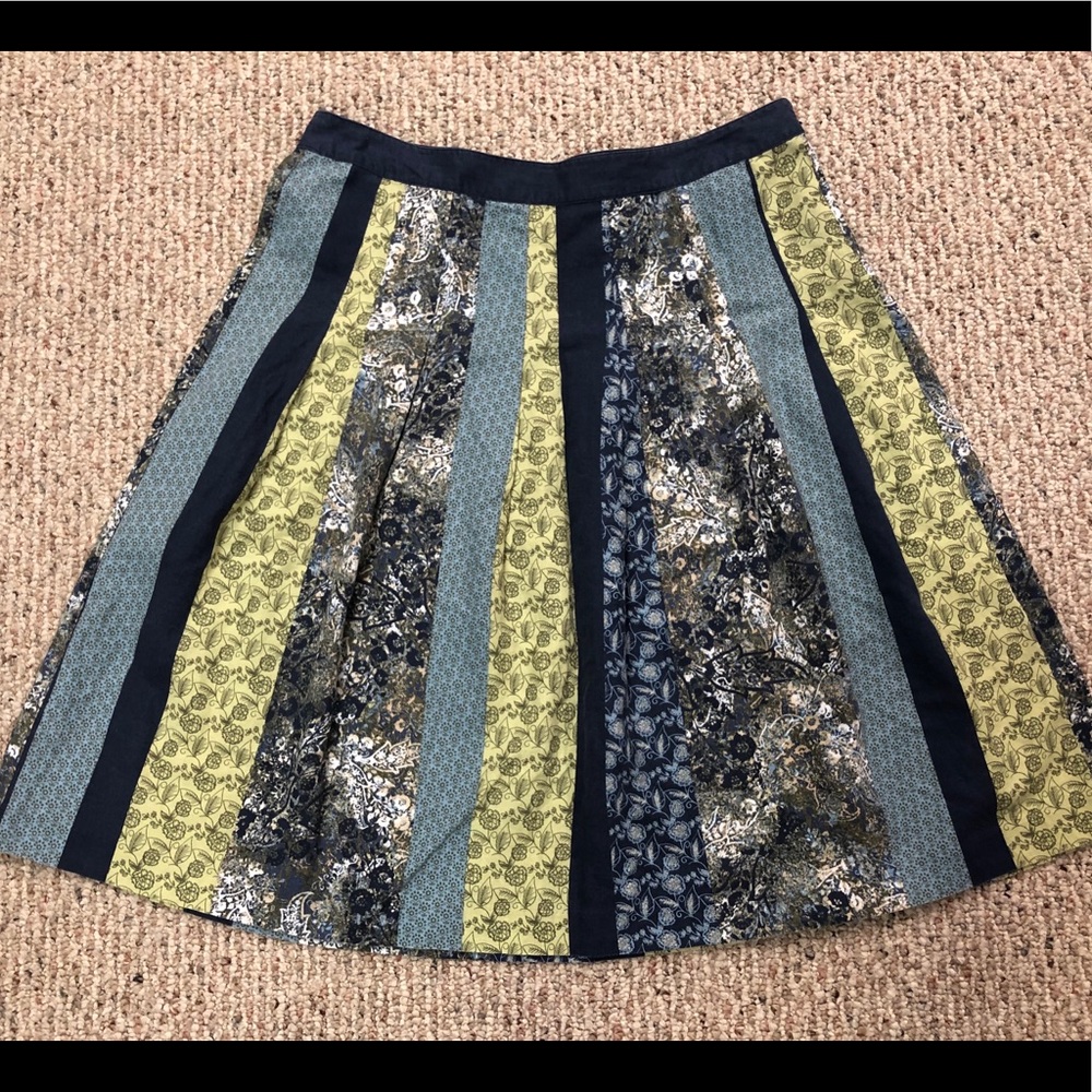 Anthropologie Tapemeasure Midi skirt